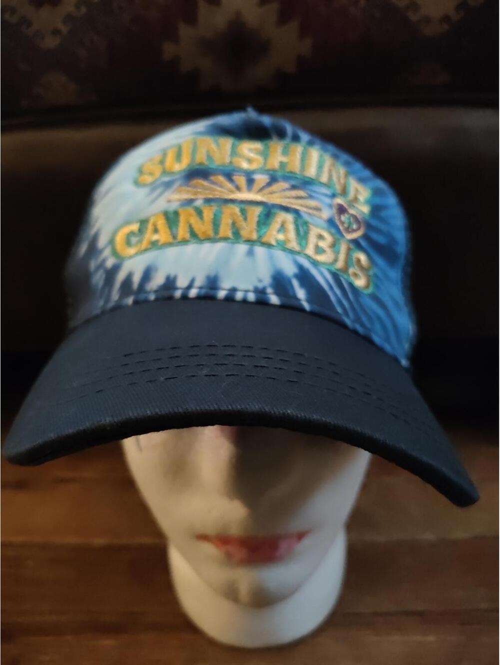 Sunshine Cannabis swag - colortone hat/cap marijuana EUC